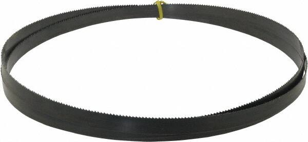 Starrett - 8 TPI, 10' 8" Long x 3/4" Wide x 0.032" Thick, Welded Band Saw Blade - Carbon Steel, Toothed Edge, Raker Tooth Set, Flexible Back, Contour Cutting - Exact Tooling