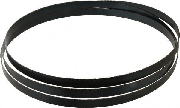 Starrett - 14 TPI, 10' 8" Long x 3/4" Wide x 0.032" Thick, Welded Band Saw Blade - Carbon Steel, Toothed Edge, Raker Tooth Set, Flexible Back, Contour Cutting - Exact Tooling