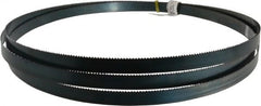 Starrett - 8 TPI, 10' 10-1/2" Long x 3/4" Wide x 0.032" Thick, Welded Band Saw Blade - Carbon Steel, Toothed Edge, Raker Tooth Set, Flexible Back, Contour Cutting - Exact Tooling