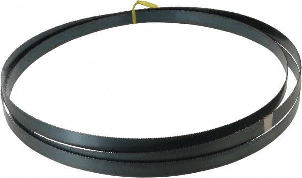Starrett - 14 TPI, 10' 10-1/2" Long x 3/4" Wide x 0.032" Thick, Welded Band Saw Blade - Carbon Steel, Toothed Edge, Raker Tooth Set, Flexible Back, Contour Cutting - Exact Tooling