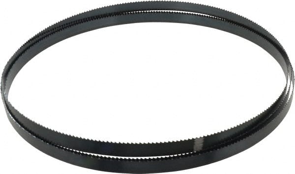 Starrett - 6 TPI, 11' 6" Long x 3/4" Wide x 0.032" Thick, Welded Band Saw Blade - Carbon Steel, Toothed Edge, Raker Tooth Set, Flexible Back, Contour Cutting - Exact Tooling