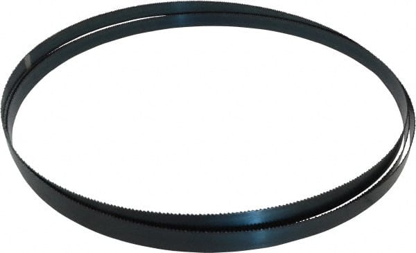 Starrett - 10 TPI, 11' 6" Long x 3/4" Wide x 0.032" Thick, Welded Band Saw Blade - Carbon Steel, Toothed Edge, Raker Tooth Set, Flexible Back, Contour Cutting - Exact Tooling