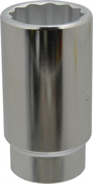 Proto - 1-5/16", 1/2" Drive, Deep Hand Socket - 12 Points, 3-1/2" OAL, Chrome Finish - Exact Tooling