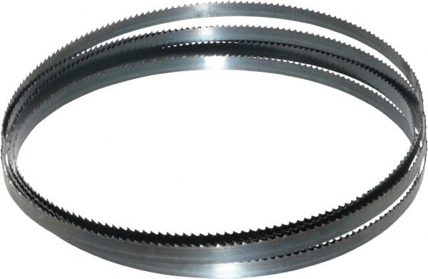 Starrett - 6 TPI, 12' 6" Long x 1/2" Wide x 0.025" Thick, Welded Band Saw Blade - Carbon Steel, Toothed Edge, Raker Tooth Set, Flexible Back, Contour Cutting - Exact Tooling