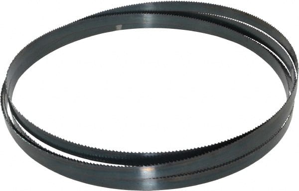 Starrett - 10 TPI, 12' 6" Long x 1/2" Wide x 0.025" Thick, Welded Band Saw Blade - Carbon Steel, Toothed Edge, Raker Tooth Set, Flexible Back, Contour Cutting - Exact Tooling
