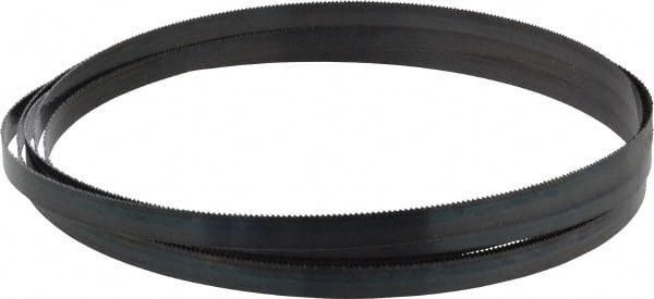Starrett - 14 TPI, 12' 6" Long x 1/2" Wide x 0.025" Thick, Welded Band Saw Blade - Carbon Steel, Toothed Edge, Raker Tooth Set, Flexible Back, Contour Cutting - Exact Tooling