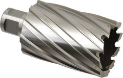 Hougen - 1-11/16" Diam x 2" Deep High Speed Steel Annular Cutter - Exact Tooling