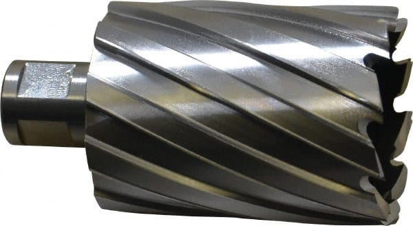 Hougen - 1-7/8" Diam x 2" Deep High Speed Steel Annular Cutter - Exact Tooling