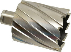 Hougen - 2-3/16" Diam x 2" Deep High Speed Steel Annular Cutter - Exact Tooling