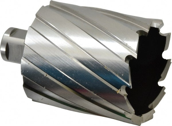 Hougen - 2-1/4" Diam x 2" Deep High Speed Steel Annular Cutter - Exact Tooling