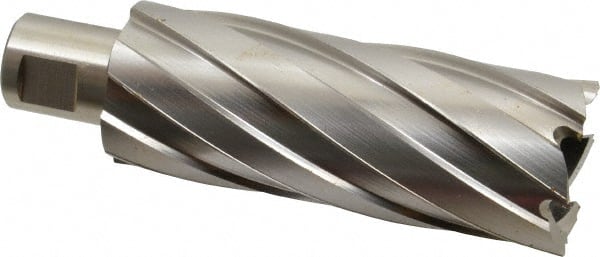 Hougen - 1-5/16" Diam x 3" Deep High Speed Steel Annular Cutter - Exact Tooling