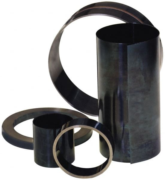 Value Collection - 1 Piece, 5 Ft. Long x 6 Inch Wide x 0.035 Inch Thick, Roll Shim Stock - Spring Steel - Exact Tooling