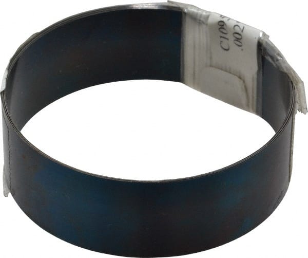 Value Collection - 0.002 Inch Thick x 3/4 Inch Wide x 12 Ft. Long, Spring Steel Coil - 1095 Blue Tempered Steel - Exact Tooling