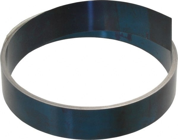 Value Collection - 0.005 Inch Thick x 3/4 Inch Wide x 17 Ft. Long, Spring Steel Coil - 1095 Blue Tempered Steel - Exact Tooling