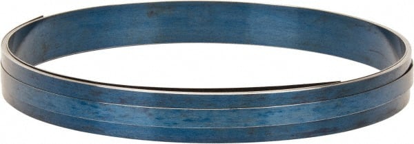 Value Collection - 0.002 Inch Thick x 1 Inch Wide x 9 Ft. Long, Spring Steel Coil - 1095 Blue Tempered Steel - Exact Tooling