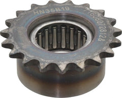 Browning - 2.47" Outside Diam, Steel, Chain Idler Sprocket - Chain Size 35 - Exact Tooling