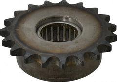 Browning - 3.28" Outside Diam, Steel, Chain Idler Sprocket - Chain Size 40 - Exact Tooling