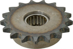 Browning - 3.72" Outside Diam, Steel, Chain Idler Sprocket - Chain Size 50 - Exact Tooling