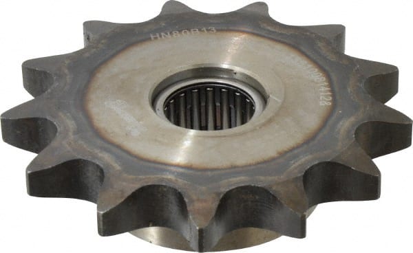 Browning - 4.66" Outside Diam, Steel, Chain Idler Sprocket - Chain Size 80 - Exact Tooling