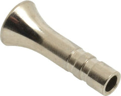 Norgren - Nickel Plated Brass Push-to-Connect Tube Stem Plug - 260 Max psi, Plug-In Connection - Exact Tooling