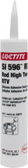 Loctite - 300 mL Cartridge Red RTV Silicone Joint Sealant - 30 min Tack Free Dry Time, 24 hr Full Cure Time, Series 198 - Exact Tooling