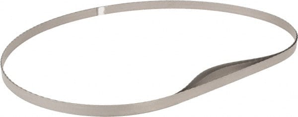 M.K. MORSE - 3' 8-7/8" Long x 0.02" Thick, 24 Teeth per Inch, Portable Band Saw Blade - Bi-Metal Blade, High Speed Steel Teeth, Toothed Edge - Exact Tooling