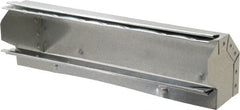 Made in USA - 2-1/4" ID Galvanized Duct Shortway 90° Stack El - 12" Long, Standard Gage, 35 Piece - Exact Tooling
