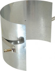 Made in USA - 4" ID Galvanized Duct Drawband - 4" Long, Standard Gage, 25 Piece - Exact Tooling
