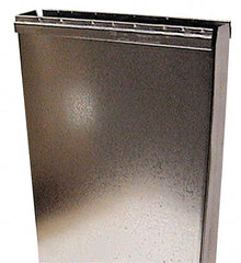 Made in USA - 2-1/4" ID Galvanized Duct Stack - 12" Long x 24" High, Standard Gage, 20 Piece - Exact Tooling