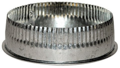 Made in USA - 7" ID Galvanized Duct Tee Cover with Crimp - Standard Gage, 40 Piece - Exact Tooling