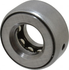 INA Bearing - 9/16" Inside x 1-7/32" Outside Diam, 9/16" Thick, Steel Ball Thrust Bearing - 5,600 Lbs. Static Capacity, 3,850 Max Pressure x Velocity - Exact Tooling