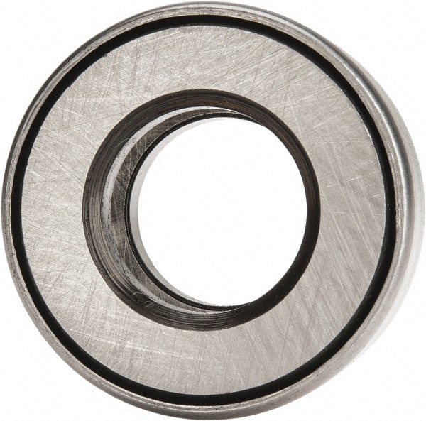 INA Bearing - 5/8" Inside x 1.344" Outside Diam, 5/8" Thick, Steel Ball Thrust Bearing - 6,700 Lbs. Static Capacity, 4,100 Max Pressure x Velocity - Exact Tooling