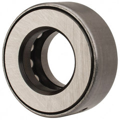 INA Bearing - 3/4" Inside x 1-15/32" Outside Diam, 5/8" Thick, Steel Ball Thrust Bearing - 7,300 Lbs. Static Capacity, 4,250 Max Pressure x Velocity - Exact Tooling