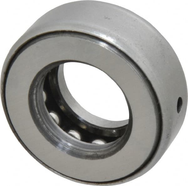INA Bearing - 3/4" Inside x 1-15/32" Outside Diam, 9/16" Thick, Steel Ball Thrust Bearing - 7,300 Lbs. Static Capacity, 4,250 Max Pressure x Velocity - Exact Tooling