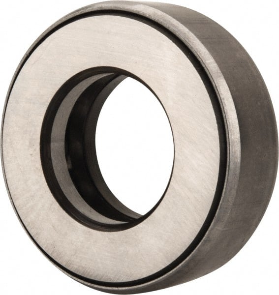 INA Bearing - 15/16" Inside x 1-27/32" Outside Diam, 5/8" Thick, Steel Ball Thrust Bearing - 12,200 Lbs. Static Capacity, 6,600 Max Pressure x Velocity - Exact Tooling