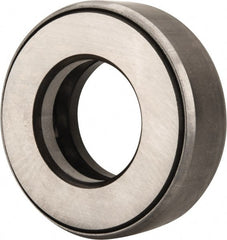 INA Bearing - 15/16" Inside x 1-27/32" Outside Diam, 5/8" Thick, Steel Ball Thrust Bearing - 12,200 Lbs. Static Capacity, 6,600 Max Pressure x Velocity - Exact Tooling