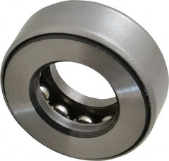 INA Bearing - 1" Inside x 1.969" Outside Diam, 3/4" Thick, Steel Ball Thrust Bearing - 15,100 Lbs. Static Capacity, 8,500 Max Pressure x Velocity - Exact Tooling