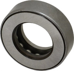 INA Bearing - 1-1/16" Inside x 1.969" Outside Diam, 5/8" Thick, Steel Ball Thrust Bearing - 13,100 Lbs. Static Capacity, 6,700 Max Pressure x Velocity - Exact Tooling
