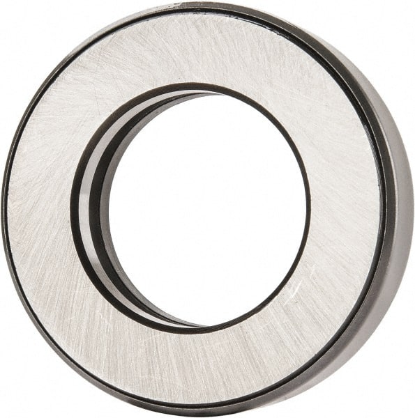 INA Bearing - 1-3/4" Inside x 3-3/32" Outside Diam, 13/16" Thick, Steel Ball Thrust Bearing - 26,500 Lbs. Static Capacity, 10,600 Max Pressure x Velocity - Exact Tooling