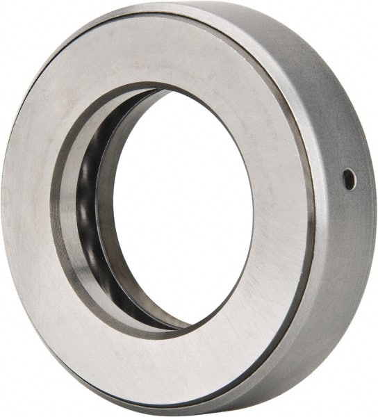INA Bearing - 1-7/8" Inside x 3-7/32" Outside Diam, 13/16" Thick, Steel Ball Thrust Bearing - 27,500 Lbs. Static Capacity, 10,800 Max Pressure x Velocity - Exact Tooling