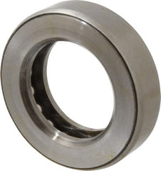 INA Bearing - 2" Inside x 3-11/32" Outside Diam, 7/8" Thick, Steel Ball Thrust Bearing - 32,500 Lbs. Static Capacity, 13,400 Max Pressure x Velocity - Exact Tooling