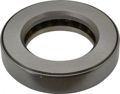 INA Bearing - 2-1/8" Inside x 3-19/32" Outside Diam, 13/16" Thick, Steel Ball Thrust Bearing - 30,000 Lbs. Static Capacity, 11,100 Max Pressure x Velocity - Exact Tooling