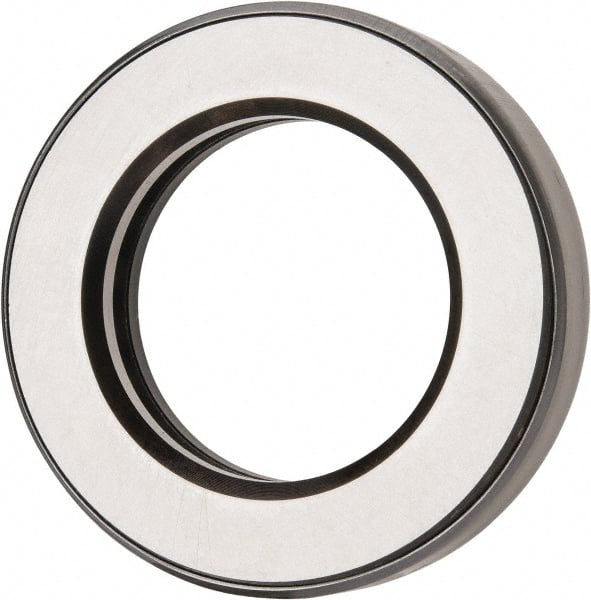 INA Bearing - 2-3/16" Inside x 3-19/32" Outside Diam, 13/16" Thick, Steel Ball Thrust Bearing - 30,000 Lbs. Static Capacity, 11,100 Max Pressure x Velocity - Exact Tooling