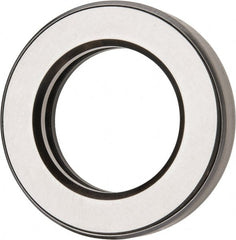 INA Bearing - 2-3/16" Inside x 3-19/32" Outside Diam, 13/16" Thick, Steel Ball Thrust Bearing - 30,000 Lbs. Static Capacity, 11,100 Max Pressure x Velocity - Exact Tooling