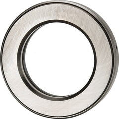 INA Bearing - 2-1/2" Inside x 3.969" Outside Diam, 13/16" Thick, Steel Ball Thrust Bearing - 34,000 Lbs. Static Capacity, 11,500 Max Pressure x Velocity - Exact Tooling
