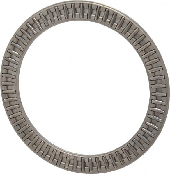 INA Bearing - 2-1/2" Inside x 3-1/4" Outside Diam, 0.078" Thick, Steel Needle Cage Thrust Bearing - Exact Tooling