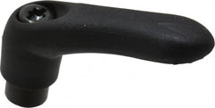 Gibraltar - 1/4-20, 0.39" Hub Diam, Thermoplastic Elastomer Adjustable Clamping Handle - Exact Tooling