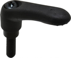 Gibraltar - 1/4-20, 0.39" Hub Diam, Thermoplastic Elastomer Adjustable Clamping Handle - 0.78" Stud Length - Exact Tooling