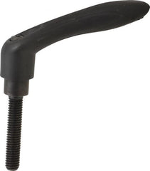 Gibraltar - 3/8-16, 0.63" Hub Diam, Thermoplastic Elastomer Adjustable Clamping Handle - 1.96" Stud Length - Exact Tooling