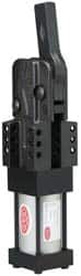 De-Sta-Co - 5,000 Lb Inner Hold Capacity, Vert Mount, Air Power Hold-Down Toggle Clamp - 3/8 NPT Port, 180° Bar Opening - Exact Tooling